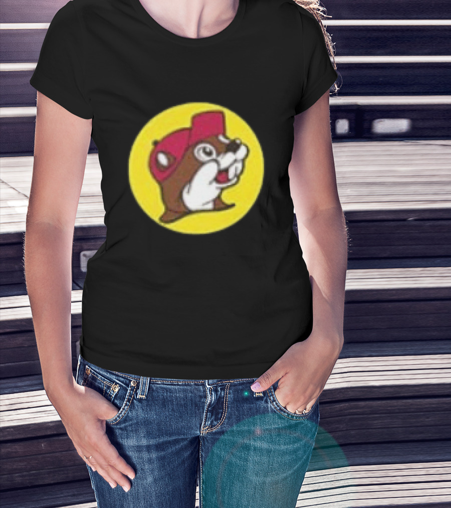 Buc Ee's Fresh Brisket On The Board Two Sided Beavers Texas BBQ T-Shirt