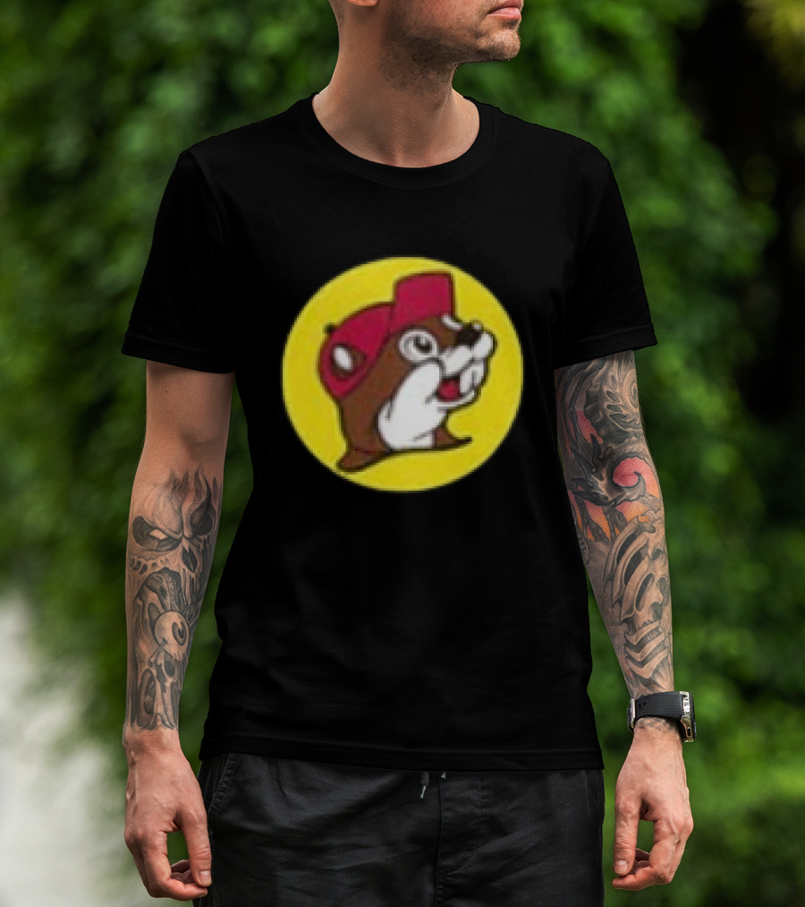 Buc Ee's Fresh Brisket On The Board Two Sided Beavers Texas BBQ T-Shirt