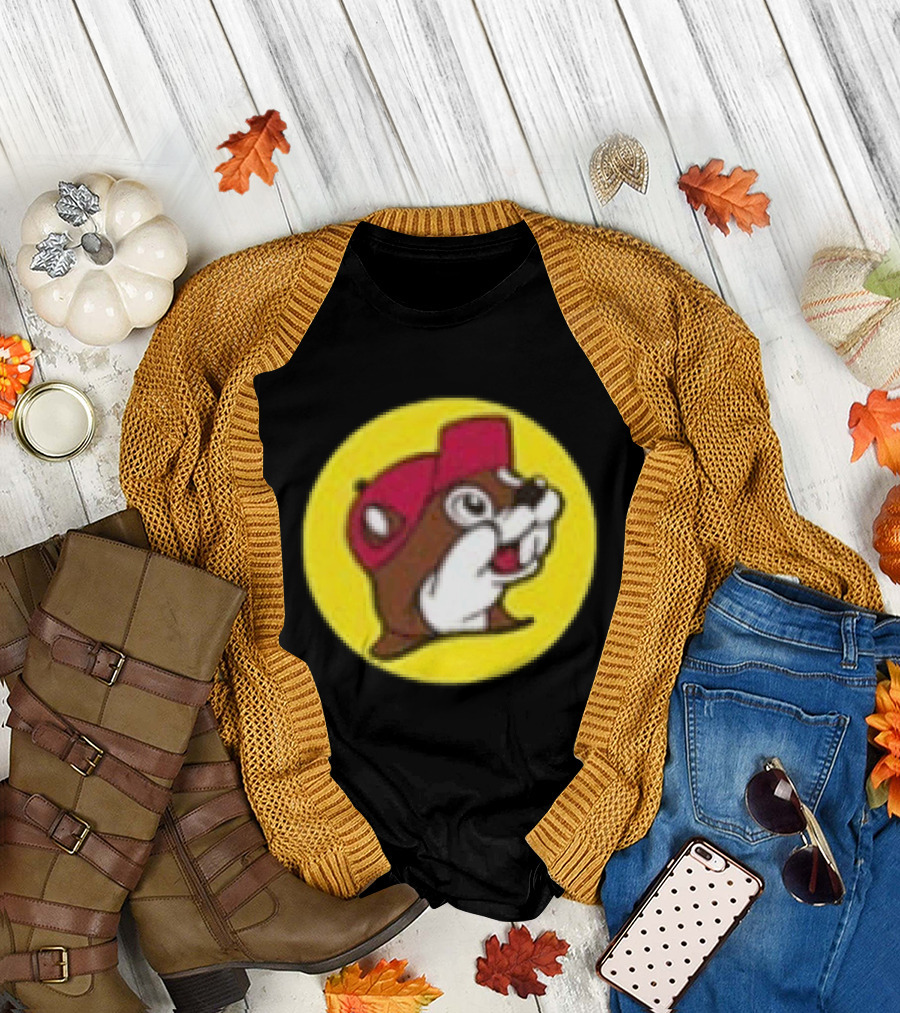 Buc Ee's Fresh Brisket On The Board Two Sided Beavers Texas BBQ T-Shirt