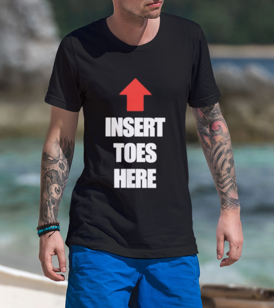 Insert Toes Here Red Arrow Top T-Shirt