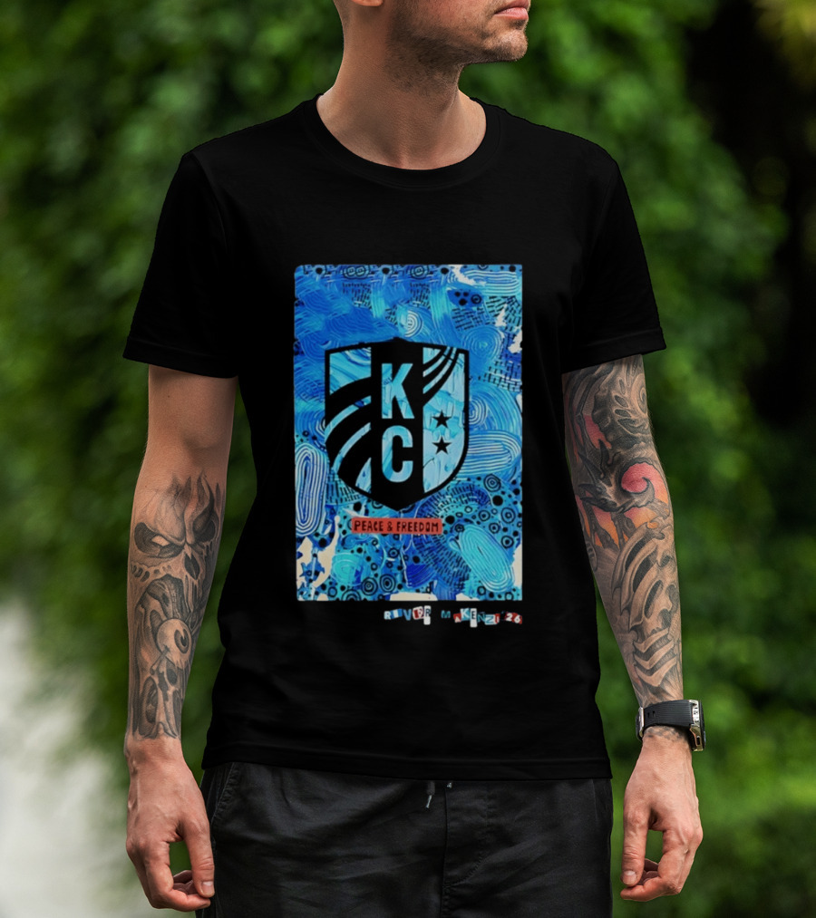 Kansas City Current KC Peace And Freedom River Makenzi 2026 T-Shirt