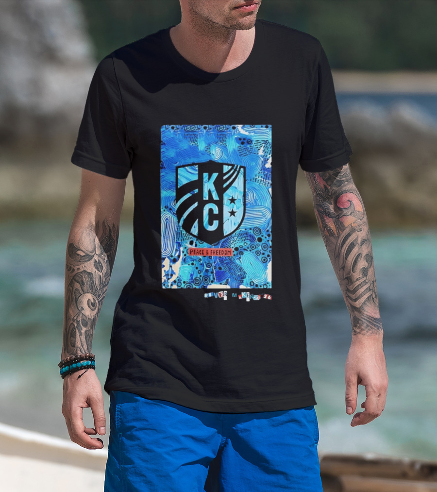 Kansas City Current KC Peace And Freedom River Makenzi 2026 T-Shirt