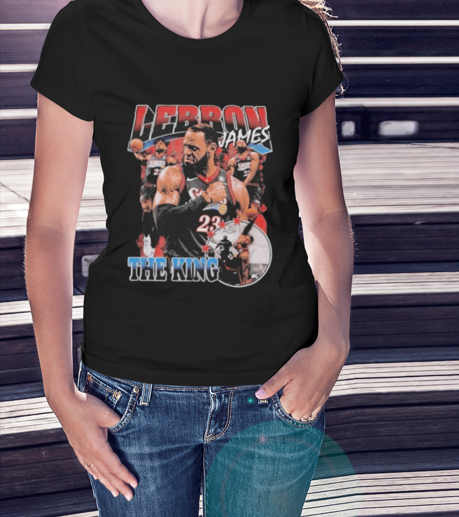 LeBron James The King Sixers 23 Basketball Champion T-Shirt