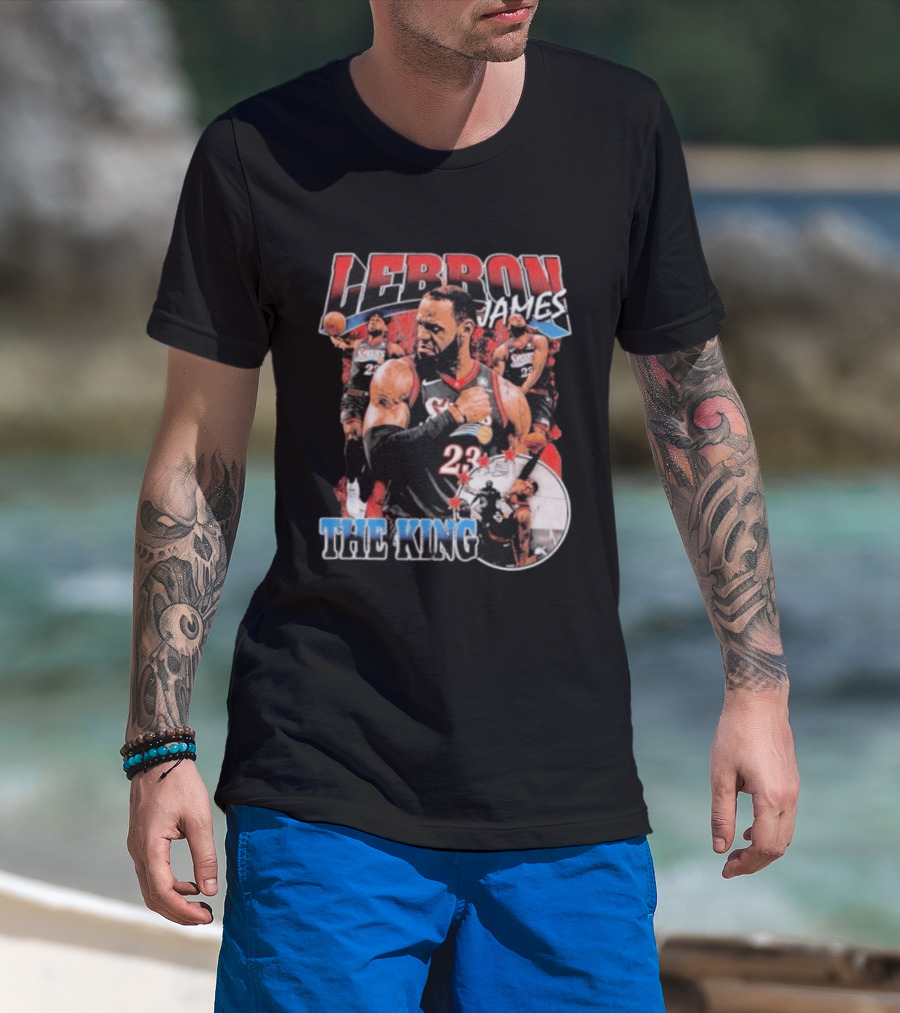 LeBron James The King Sixers 23 Basketball Champion T-Shirt