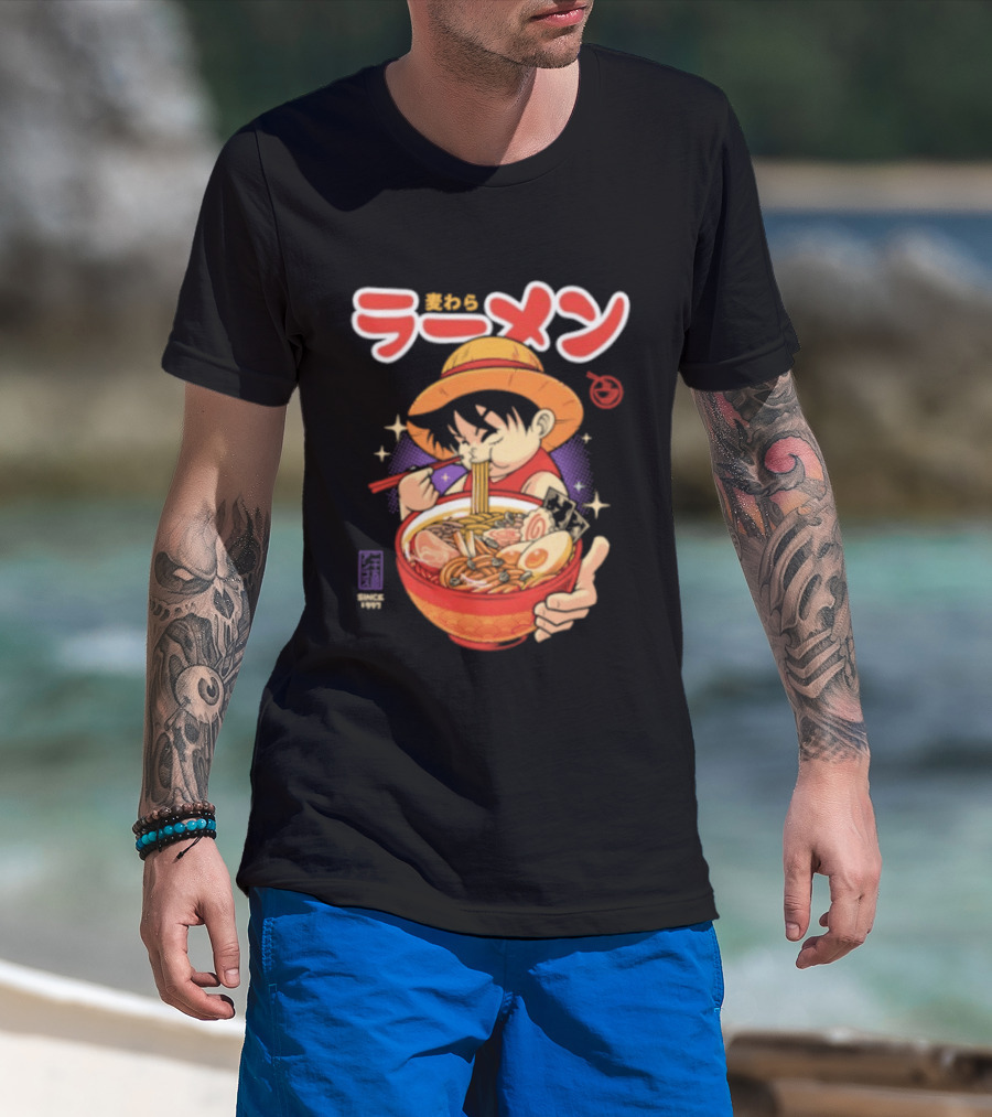 Luffy Ramen Iwara One Piece Since 1997 T-Shirt