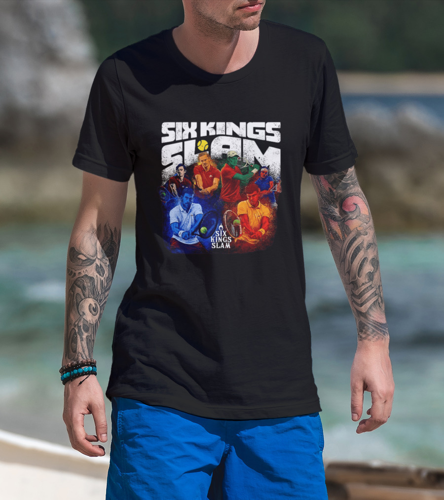 Six Kings Slam Tennis 2026 Iconic Players Edition T-Shirt