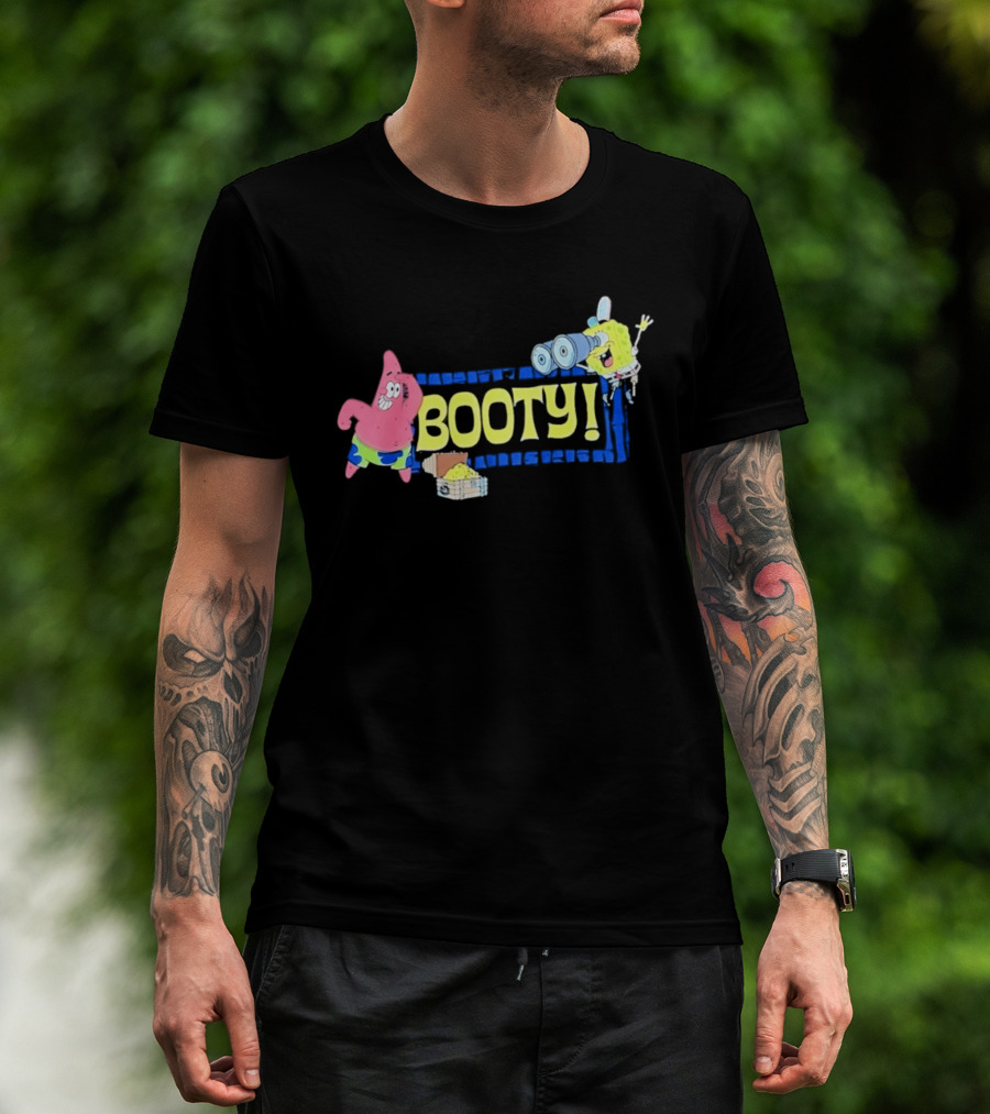 Sponge And Patrick Star Booty Treasure Hunt Adventure T-Shirt