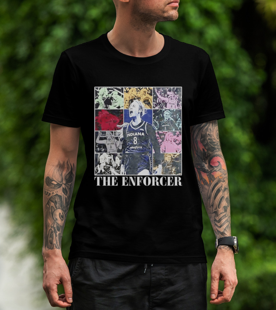 The Enforcer Indiana Fever 8 Indiana Fever Salesforce Sophie Cunningham T-Shirt