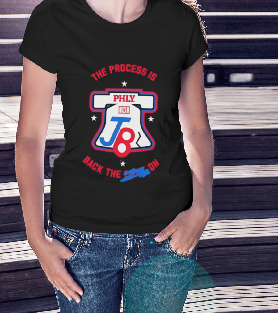PHLY The Process Is Back Jalen Brunson Philadelphia 76ers T-Shirt