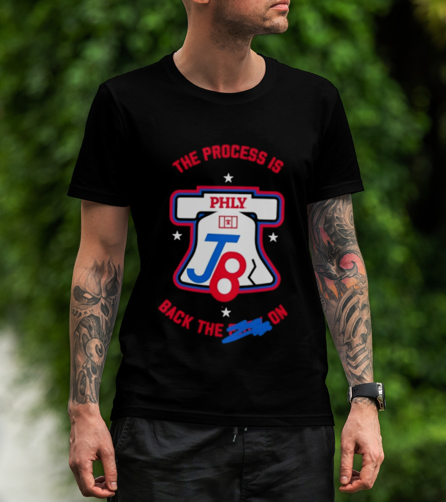 PHLY The Process Is Back Jalen Brunson Philadelphia 76ers T-Shirt
