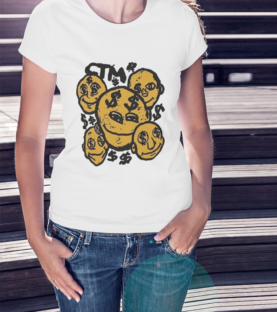 CTM Money Faces Dollar Sign Expressions T-Shirt