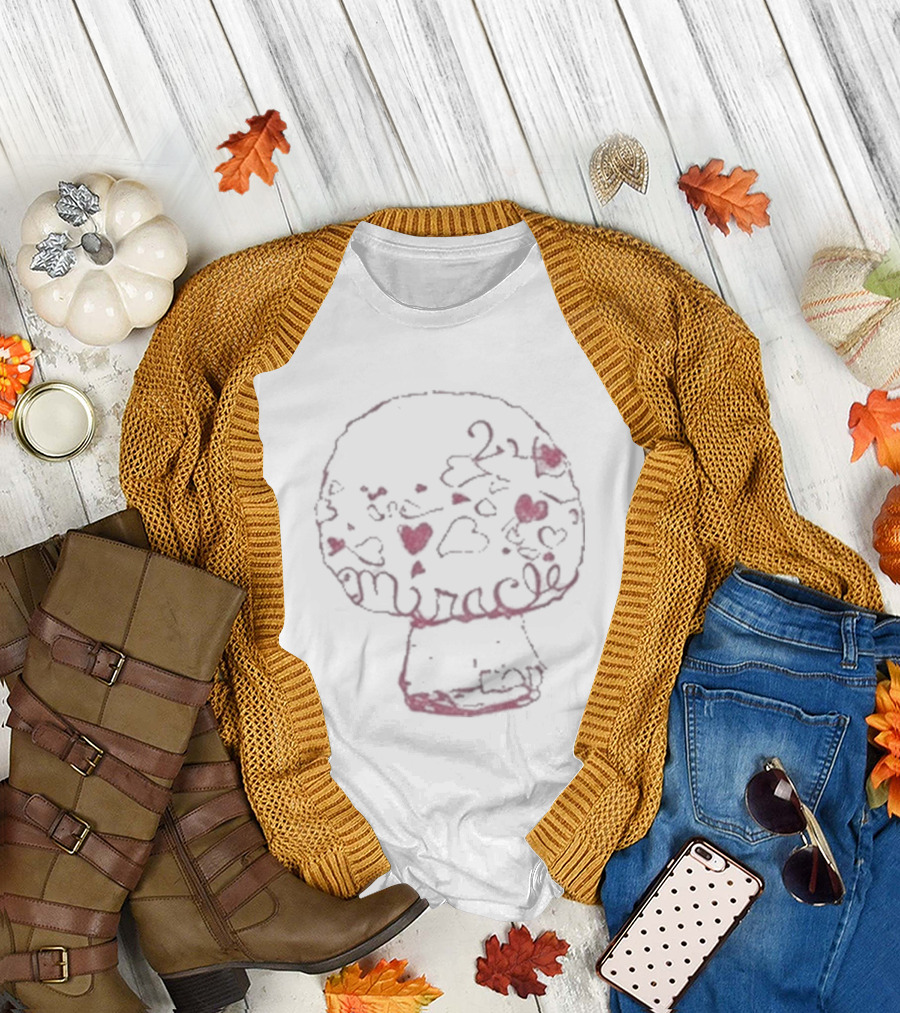 Joe Burrow Nahmias Miracle Mushroom Hearts T-Shirt