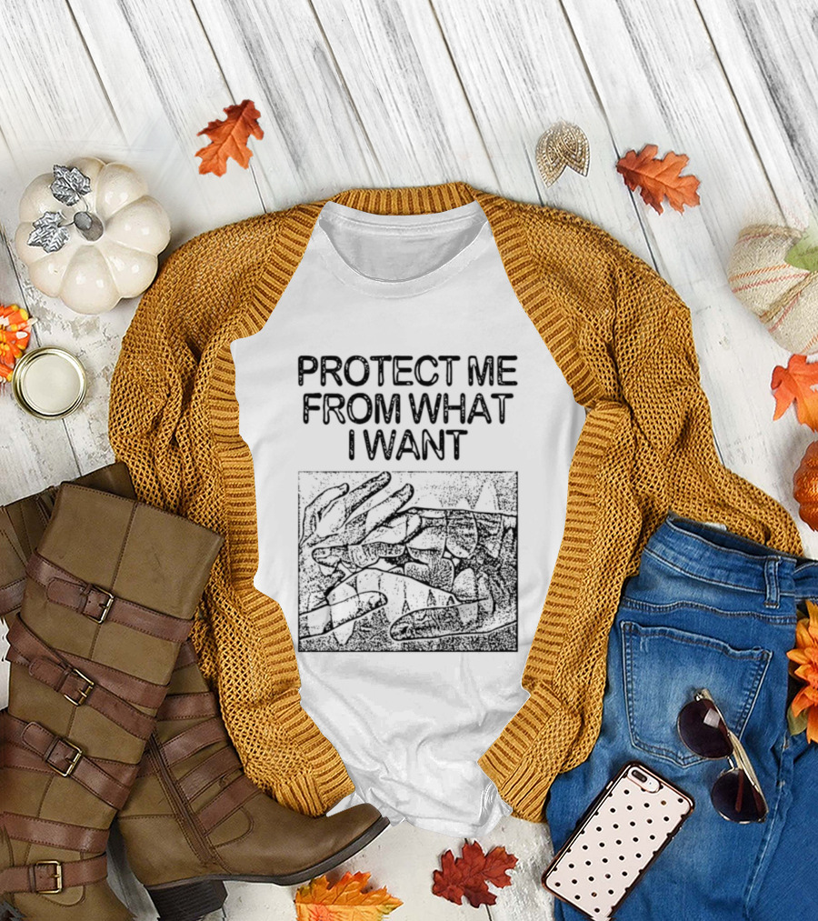 Protect Me From What I Want Jenny Holzer Text And Abstract T-Shirt