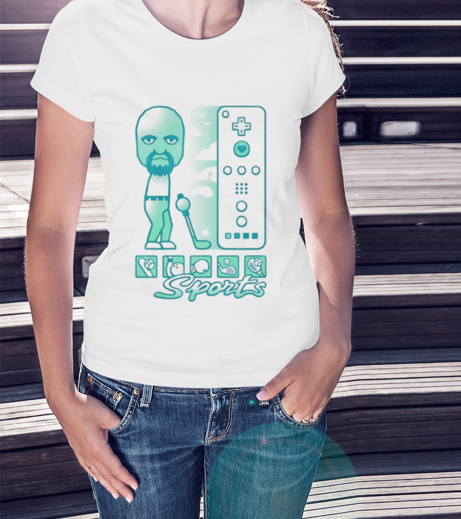 Wii Sports Matt Iconic Character Mii Brawler Bowling Champion T-Shirt