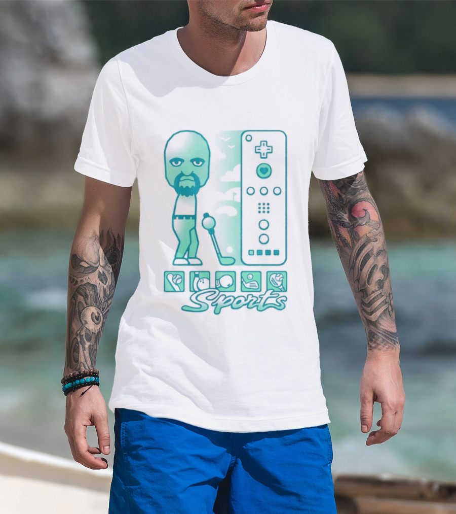 Wii Sports Matt Iconic Character Mii Brawler Bowling Champion T-Shirt