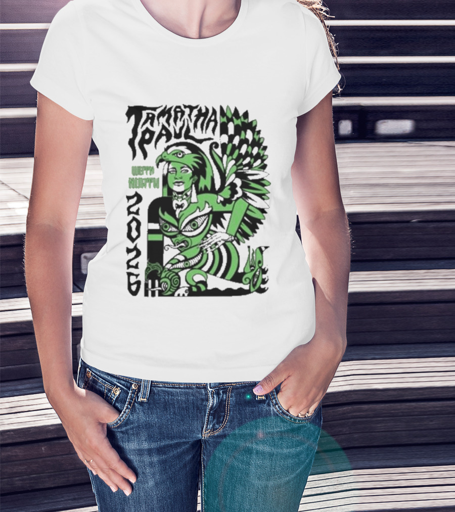 Xoe Hall X Tamatha Paul 2026 Te Atatu Whero Kakapo T-Shirt