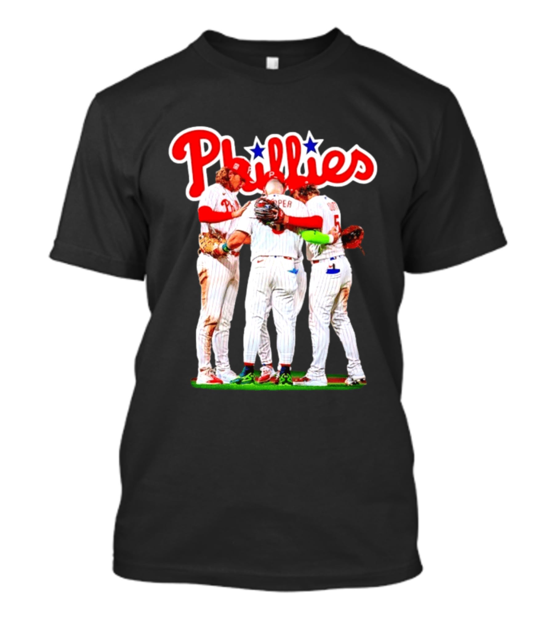 Bryce Harper Alec Bohm Edmundo Sosa Bryson Stott Philadelphia Phillies Team Unity T-Shirt
