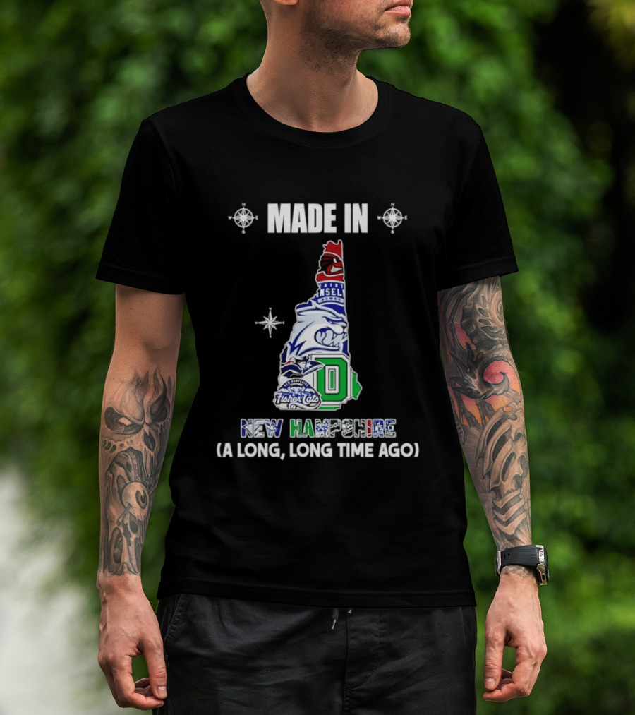 Made In New Hampshire Wildcats Dartmouth College Fisher Cats A Long Long Time Ago T-Shirt