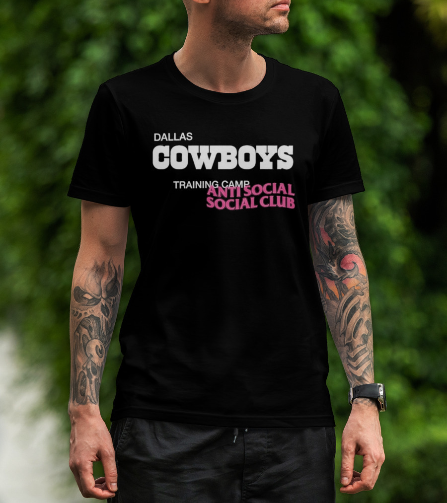 Dallas Cowboys Training Camp Anti Social Social Club T-Shirt