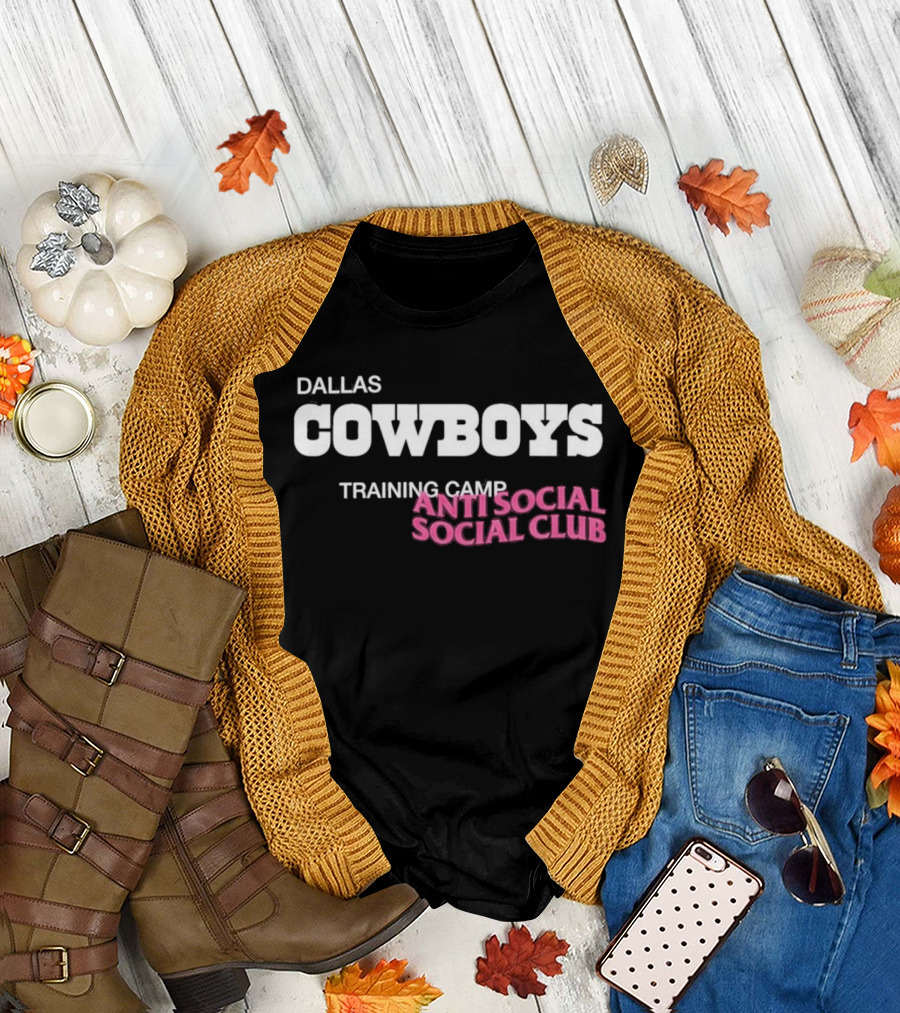 Dallas Cowboys Training Camp Anti Social Social Club T-Shirt