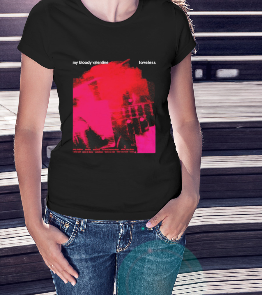 My Bloody Valentine Loveless Album Cover Classic Shoegaze Music Fan Favorite T-Shirt