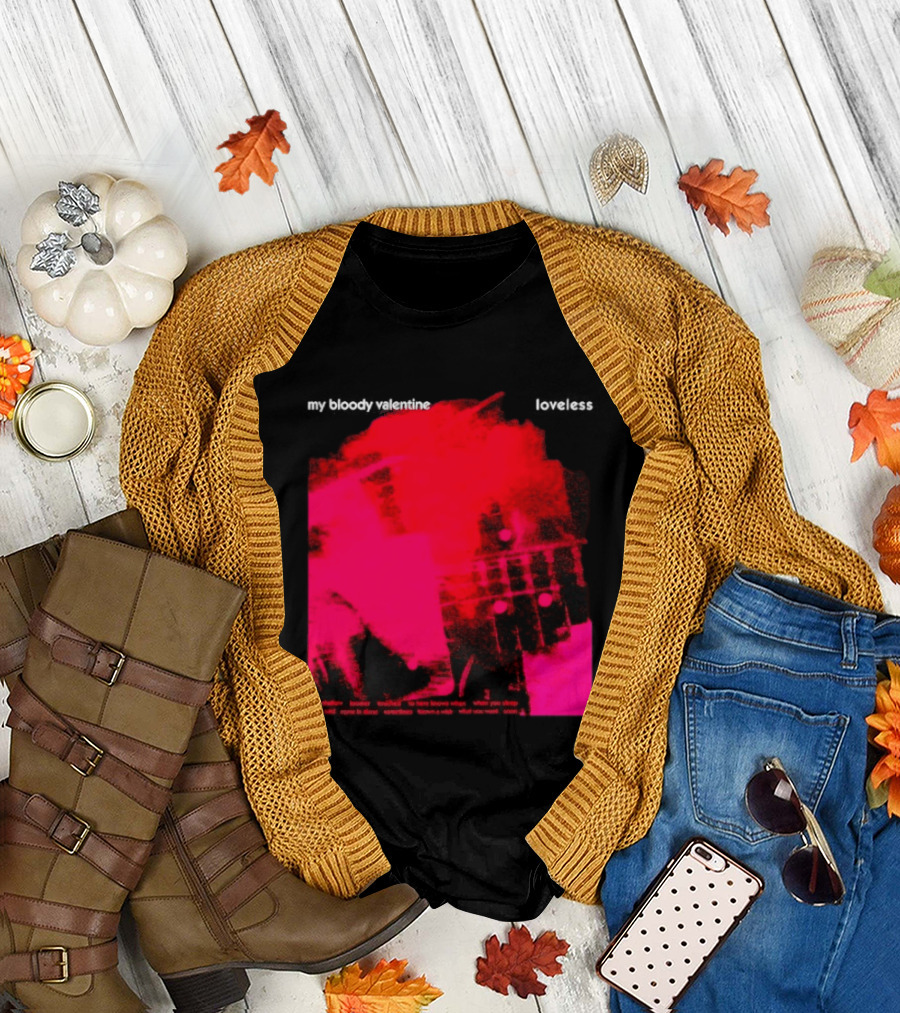 My Bloody Valentine Loveless Album Cover Classic Shoegaze Music Fan Favorite T-Shirt