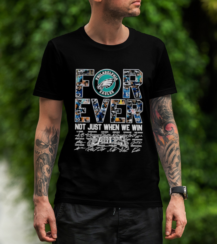 Forever Miami Dolphins Not Just When We Win Autographed T-Shirt