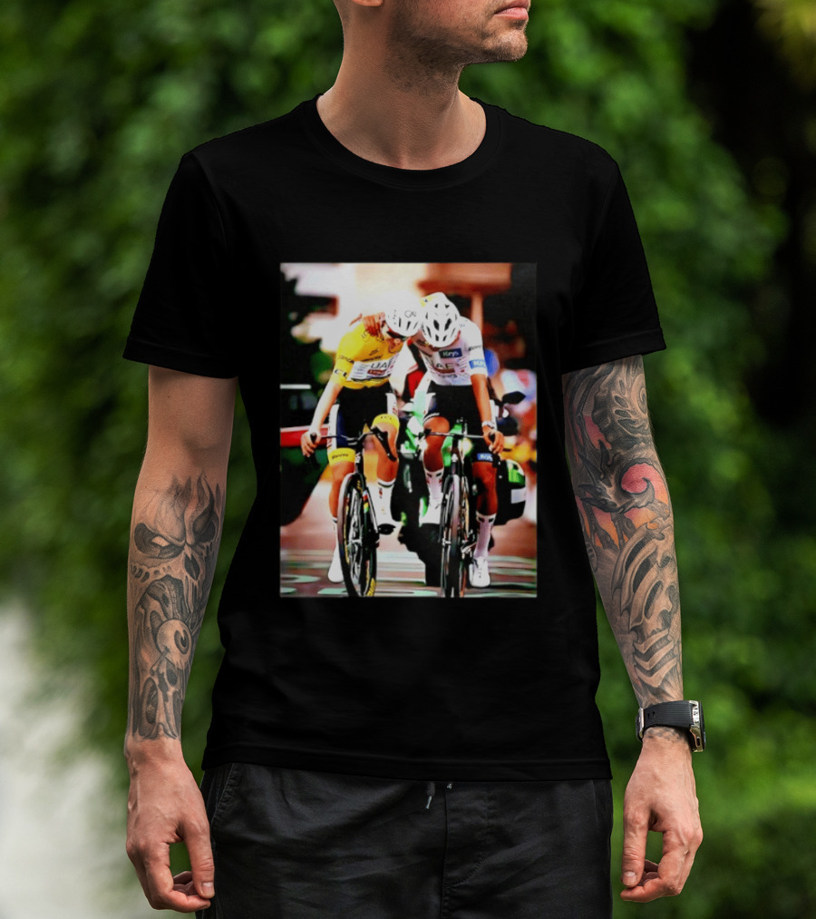 Tadej Pogacar Isaac Del Toro 2026 Tour De France Cyclist Duo T-Shirt