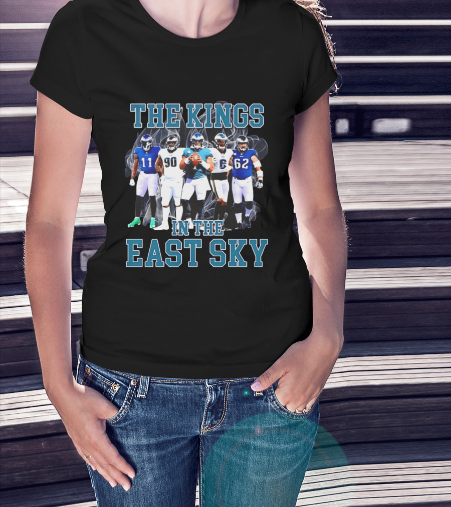 The Kings In The East Sky Philadelphia Eagles Football Players Signatures T-Shirt