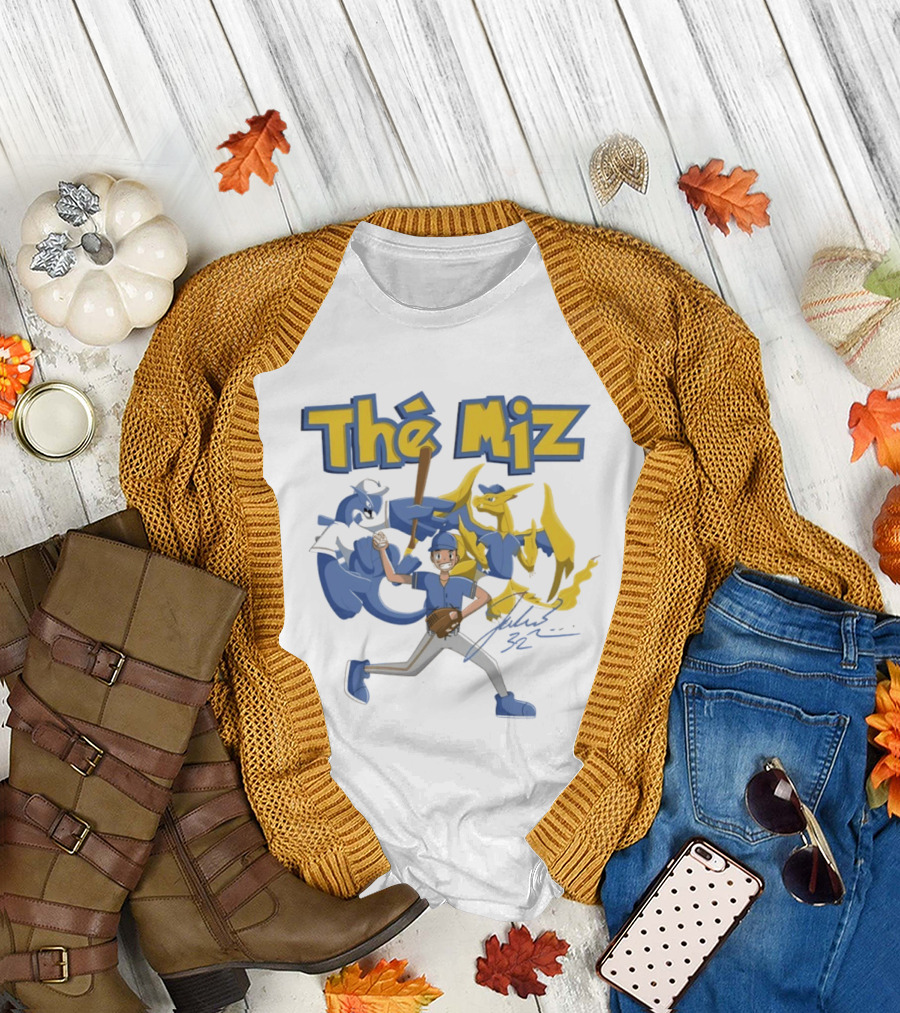 The Miz Milwaukee Brewers Pokemon Crossover Animated T-Shirt