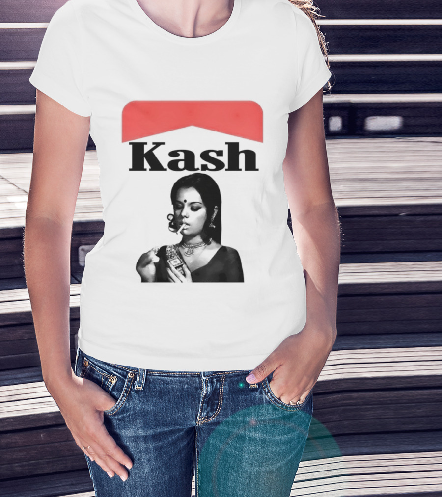 Mumtaz Kash Marlboro Iconic Red Collar T-Shirt