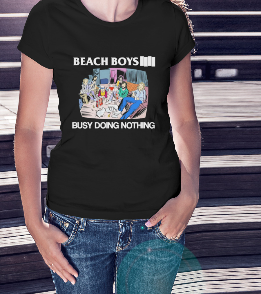 Beach Boys Busy Doing Nothing Brian Wilson Couch Scene T-Shirt