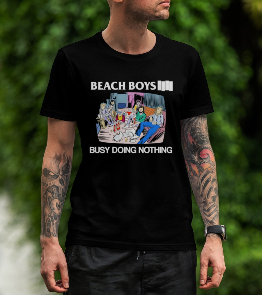 Beach Boys Busy Doing Nothing Brian Wilson Couch Scene T-Shirt