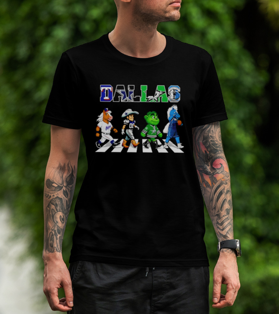 Dallas Rangers Cowboys Stars Mavericks Abbey Road 2026 Season T-Shirt
