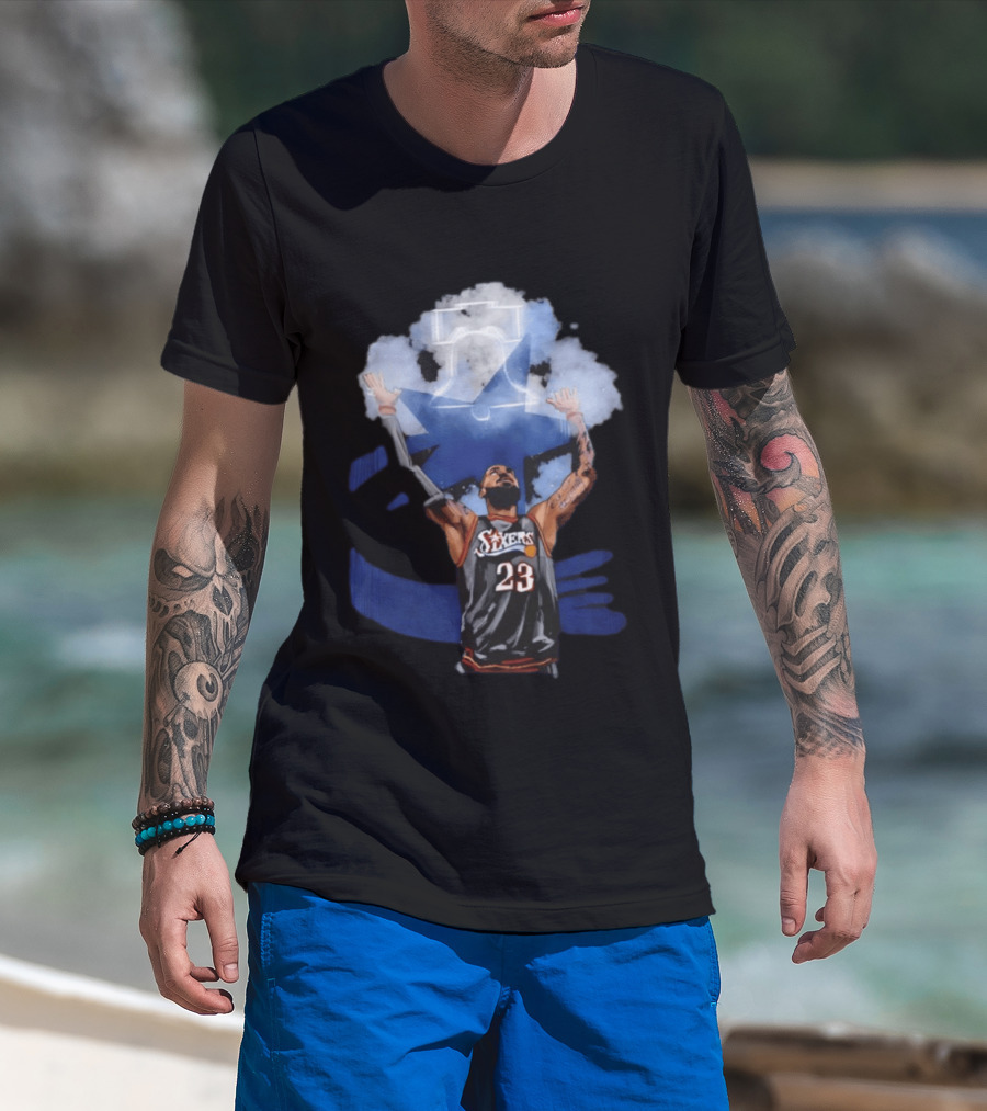 Philadelphia 76ers LeBron James 23 With Bells On Cloud 5 T-Shirt