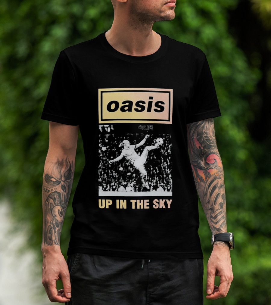 Oasis Up In The Sky Erling Haaland Soccer Kick T-Shirt