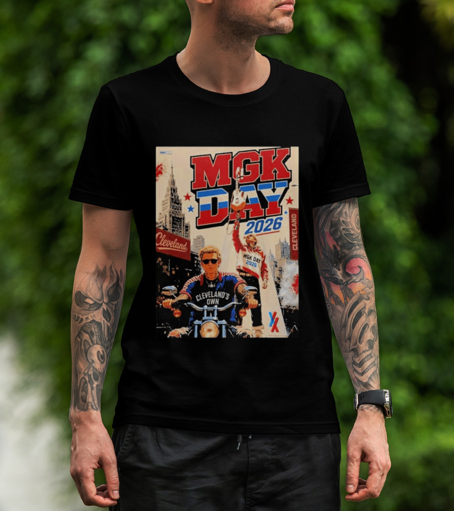 MGK Day 2026 Cleveland Music Event With Cleveland's Own T-Shirt