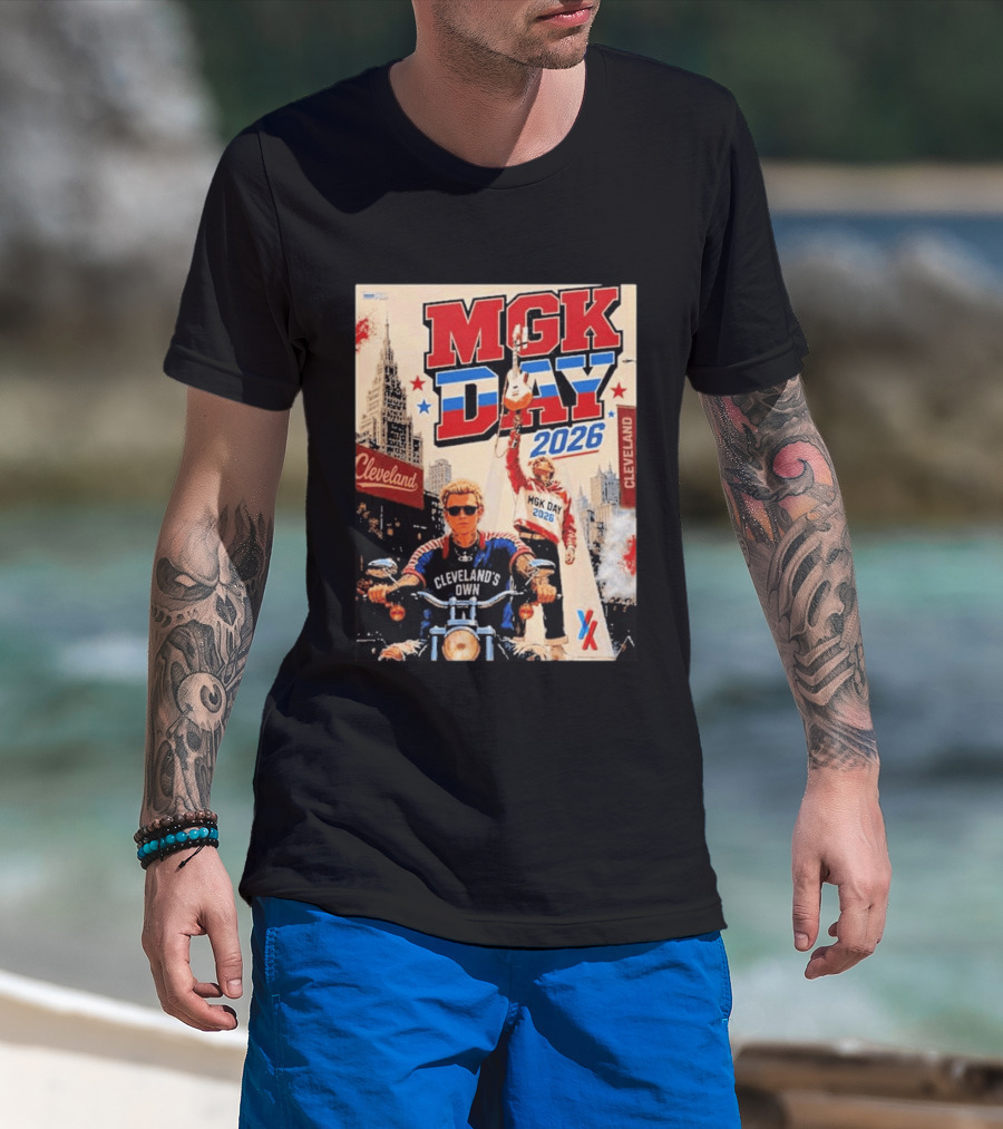 MGK Day 2026 Cleveland Music Event With Cleveland's Own T-Shirt