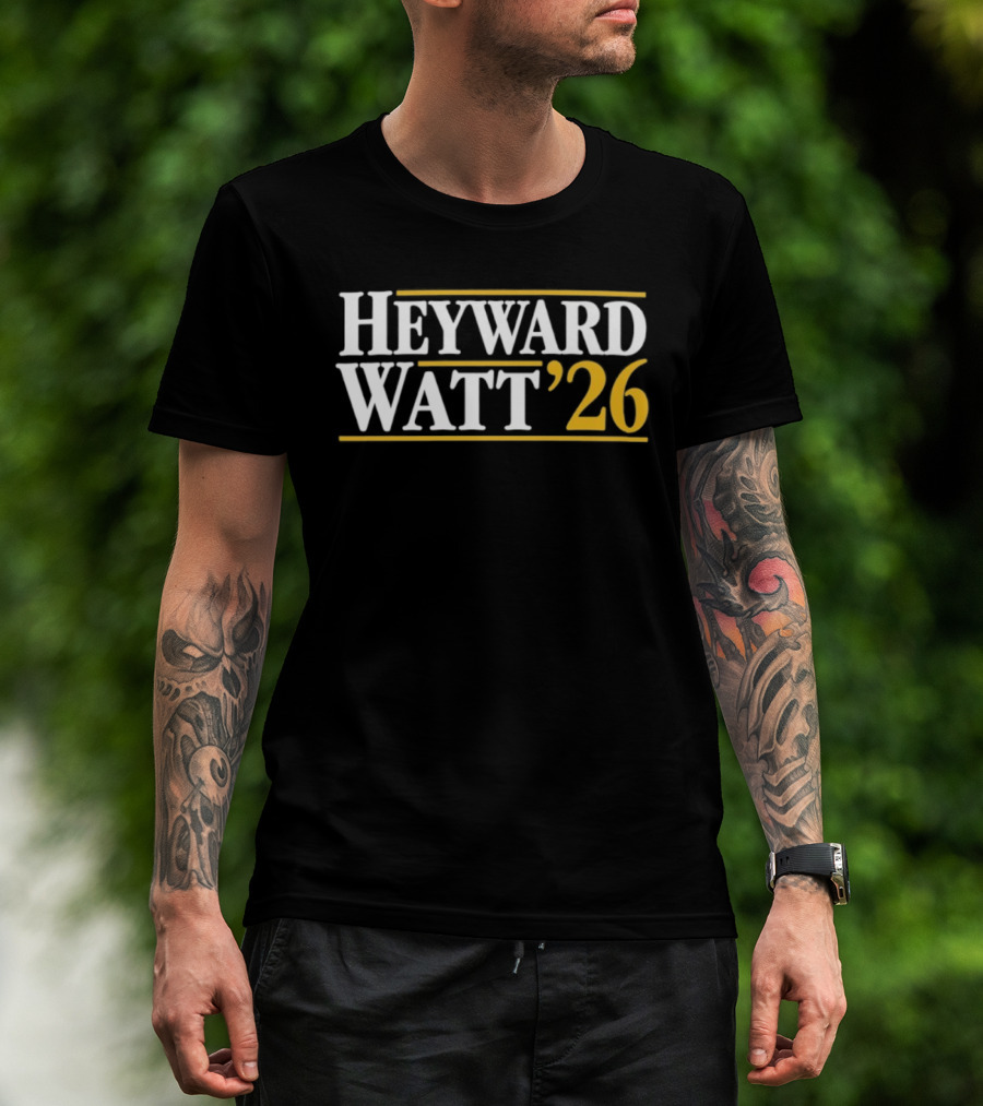 Heyward Watt '26 Pittsburgh Steelers Football Fan Gear T-Shirt