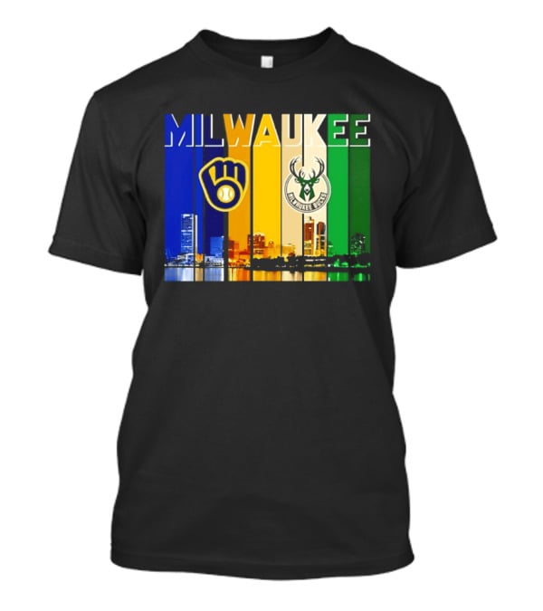 Milwaukee Brewers Bucks Skyline 2026 T-Shirt