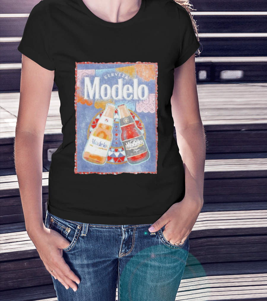 Cerveza Modelo Mexican Beer Bottles T-Shirt