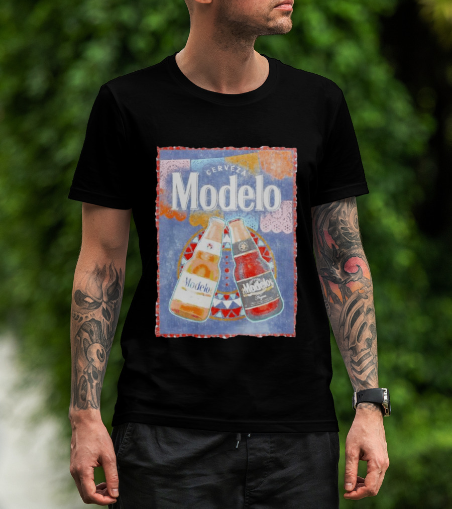 Cerveza Modelo Mexican Beer Bottles T-Shirt