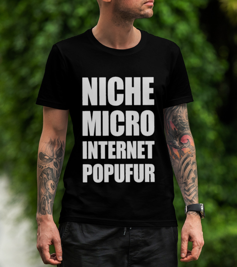 Niche Micro Internet Popufur Trendy Expression T-Shirt