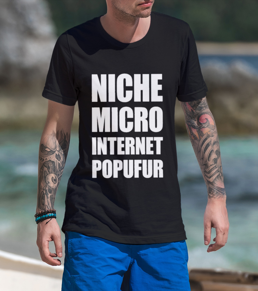 Niche Micro Internet Popufur Trendy Expression T-Shirt