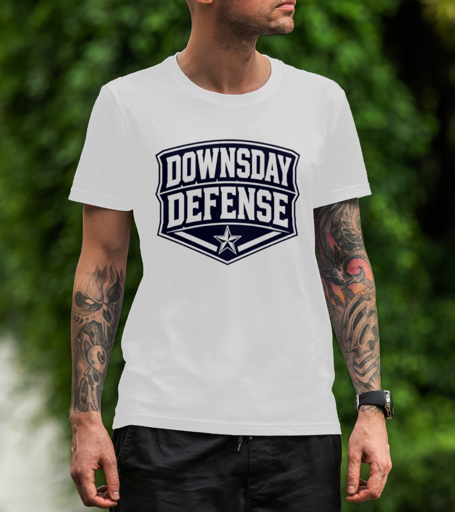 Downsday Defense Dallas Cowboys Star T-Shirt