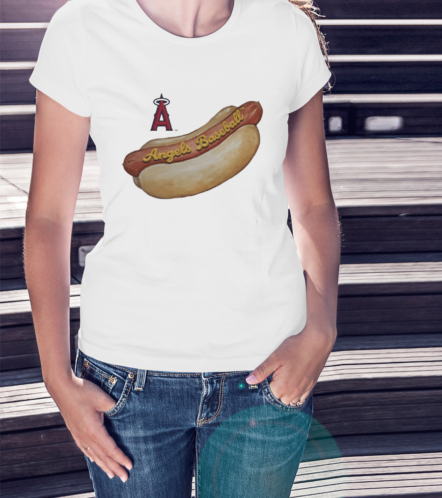 Los Angeles Angels Baseball Hot Dog MLB 2026 Season T-Shirt