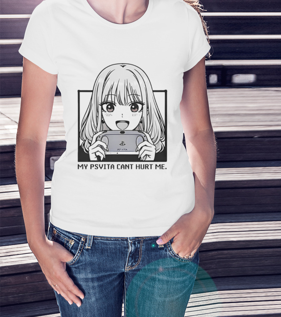 Marin Kitagawa My PS Vita Can't Hurt Me Gaming Manga Aesthetic T-Shirt