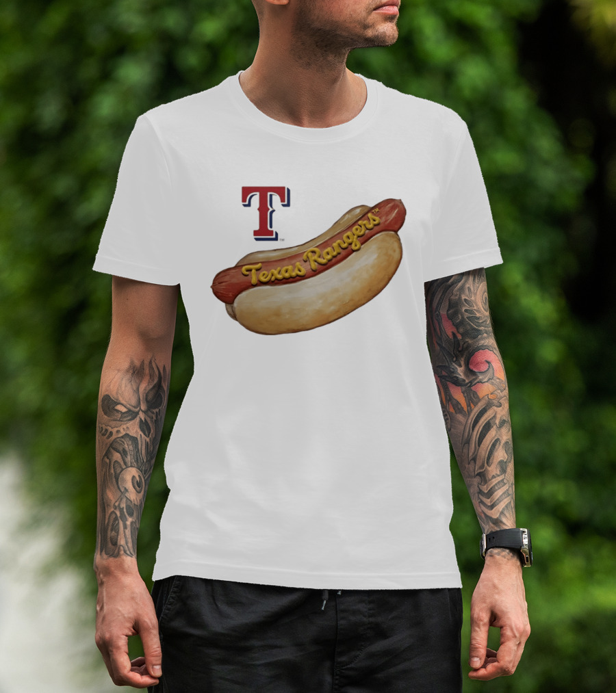 Texas Rangers Hot Dog MLB 2026 Season Team T T-Shirt