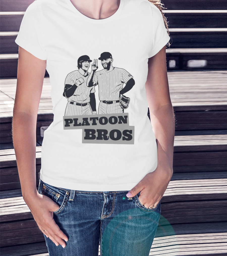 Yankees Platoon Bros Amed Rosario Ryan McMahon MLB Baseball Team T-Shirt