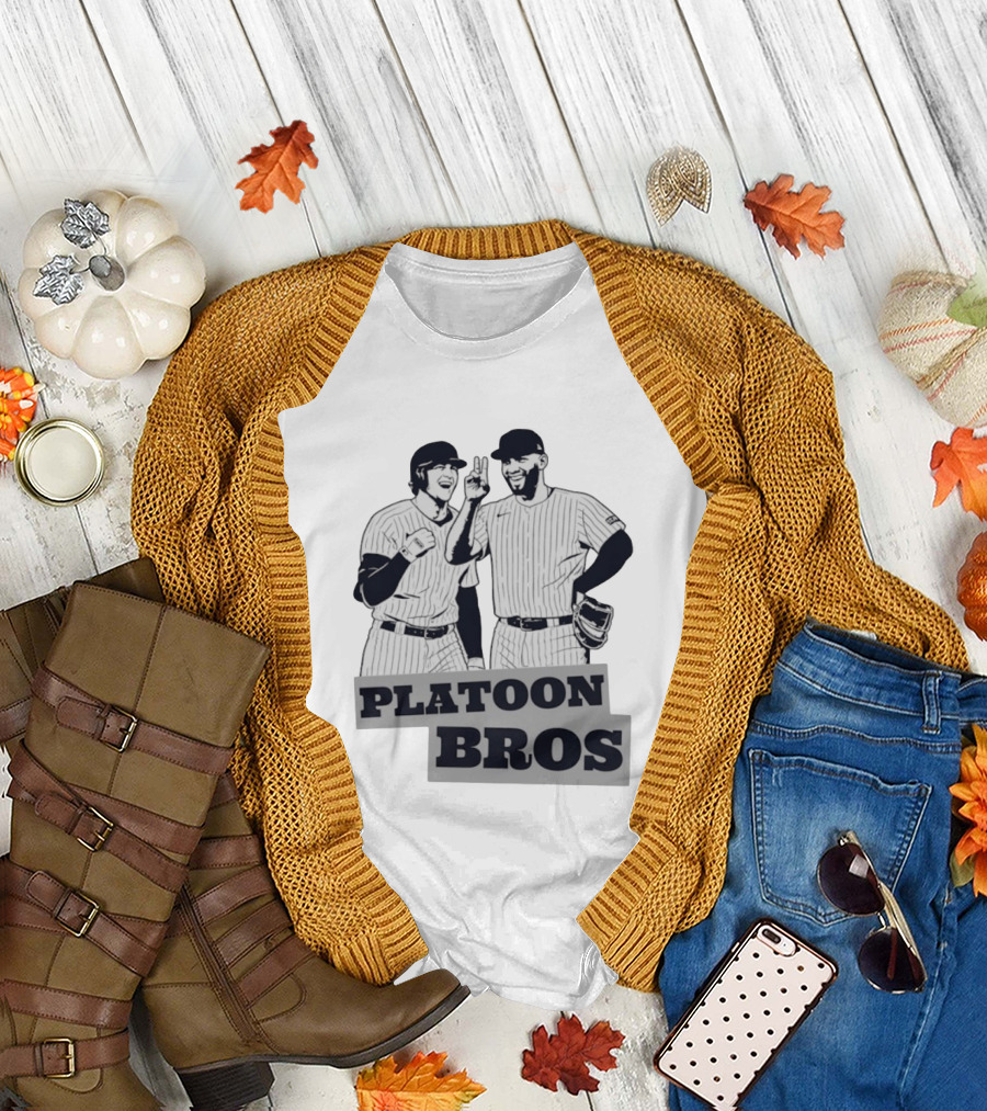 Yankees Platoon Bros Amed Rosario Ryan McMahon MLB Baseball Team T-Shirt
